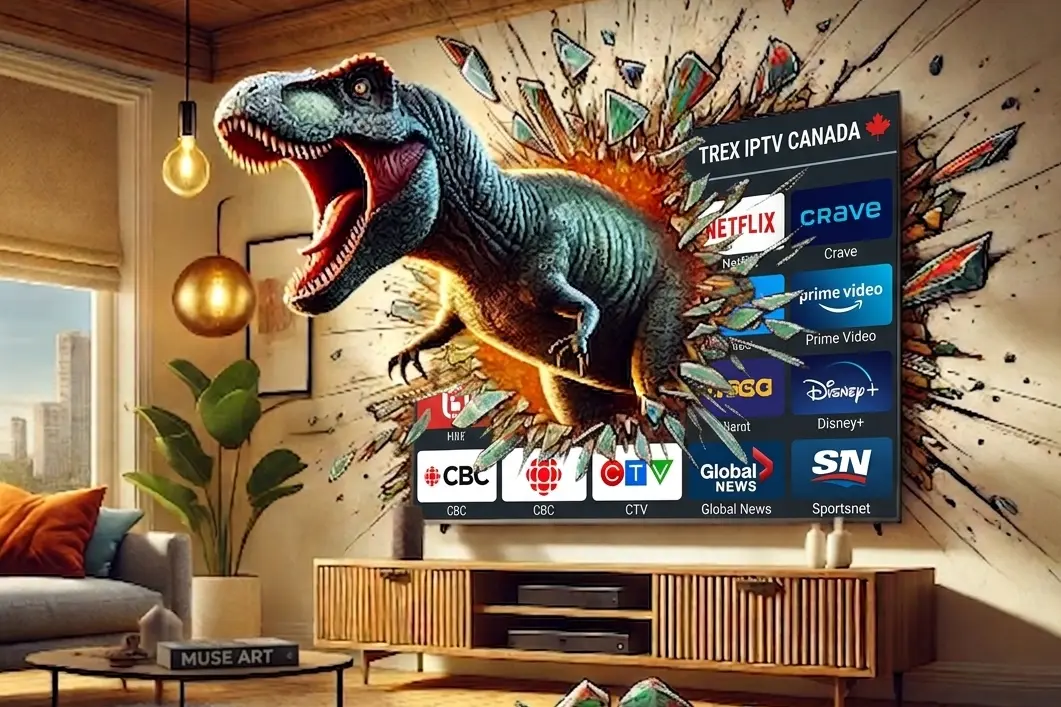 Trex IPTV Canada streaming on multiple devices with 8K quality